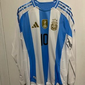 Adidas Football Soccer Argentina National Team 2024/25 Player Issued Men’s Large